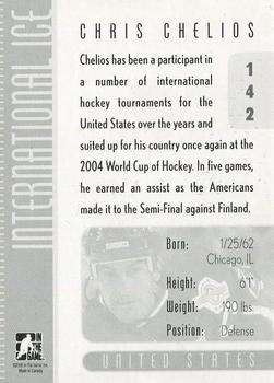 2006-07 In The Game Used International Ice #142 Chris Chelios Back