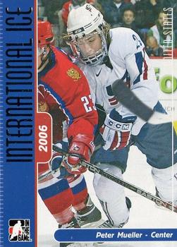 2006-07 In The Game Used International Ice #149 Peter Mueller Front