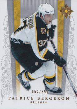 2006-07 Upper Deck Ultimate Collection #4 Patrice Bergeron Front
