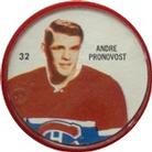 1960-61 Shirriff Coins #32 Andre Pronovost Front