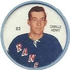 1960-61 Shirriff Coins #83 Camille Henry Front