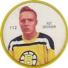 1960-61 Shirriff Coins #112 Aut Erickson Front
