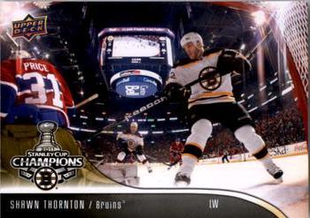 2011 Upper Deck Boston Bruins Stanley Cup Champions #20 Shawn Thornton Front