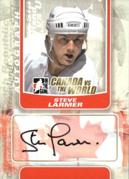 2011-12 In The Game Canada vs. The World #A-SL Steve Larmer Front