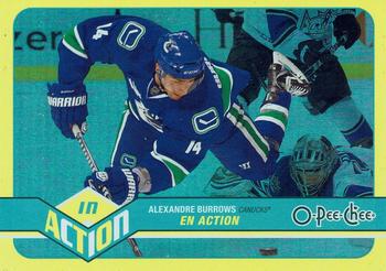 2011-12 O-Pee-Chee - In Action #A28 Alexandre Burrows Front
