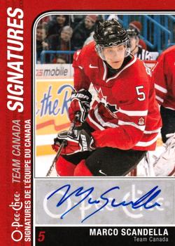 2011-12 O-Pee-Chee - Team Canada Signatures #TC-MS Marco Scandella Front