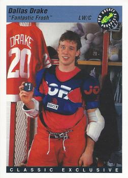 1993 Classic Pro Prospects #15 Dallas Drake Front