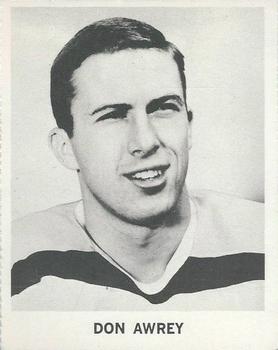 1965-66 Coca-Cola NHL Players #NNO Don Awrey Front