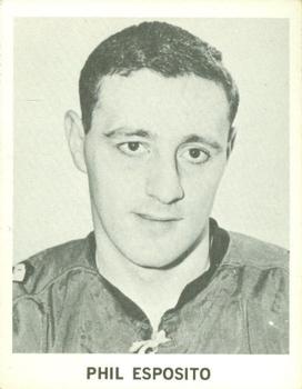 1965-66 Coca-Cola NHL Players #NNO Phil Esposito Front