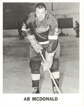 1965-66 Coca-Cola NHL Players #NNO Ab McDonald Front