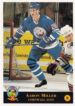 1994 Classic Pro Hockey Prospects #105 Aaron Miller Front