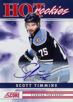 2011-12 Score - Score Signatures #512 Scott Timmins Front