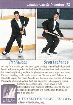 1991 Arena Draft Picks #32 Scott Lachance / Pat Falloon Back