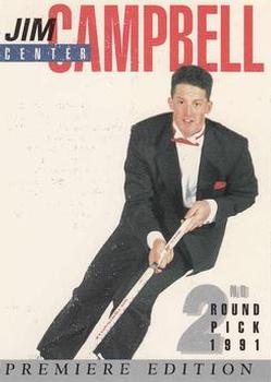 1991 Arena Draft Picks #21 Jim Campbell  Front