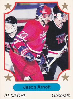 1991-92 7th Inning Sketch OHL #148 Jason Arnott Front