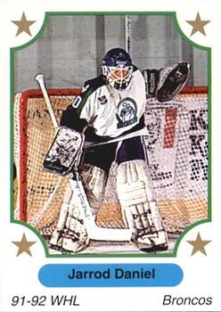 1991-92 7th Inning Sketch WHL #184 Jarrod Daniel Front