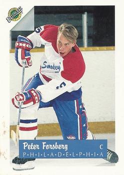 1991 Ultimate Draft #5 Peter Forsberg Front