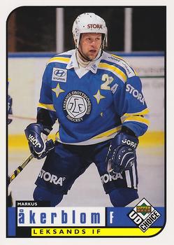 1998-99 UD Choice Swedish #131 Markus Akerblom Front