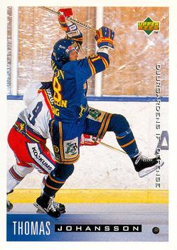 1995-96 Upper Deck Swedish Elite #40 Thomas Johansson Front