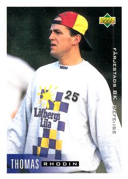 1995-96 Upper Deck Swedish Elite #60 Thomas Rhodin Front
