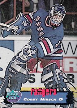 1995-96 Edge Ice #19 Corey Hirsch Front