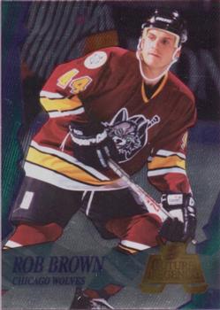 1996 Edge Ice Future Legends #13 Rob Brown Front
