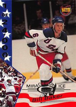 1995 Signature Rookies Miracle on Ice #2 Bill Baker Front