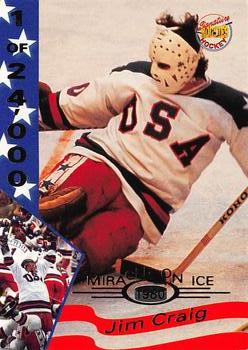 1995 Signature Rookies Miracle on Ice #10 Jim Craig Front