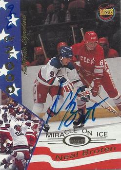 1995 Signature Rookies Miracle on Ice - Signatures #3 Neal Broten  Front