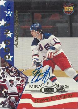 1995 Signature Rookies Miracle on Ice - Signatures #8 Steve Christoff  Front