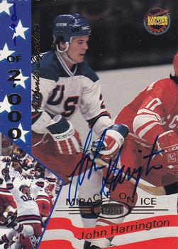 1995 Signature Rookies Miracle on Ice - Signatures #13 John Harrington  Front