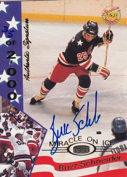 1995 Signature Rookies Miracle on Ice - Signatures #30 Buzz Schneider  Front