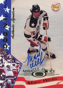 1995 Signature Rookies Miracle on Ice - Signatures #39 Mark Wells  Front