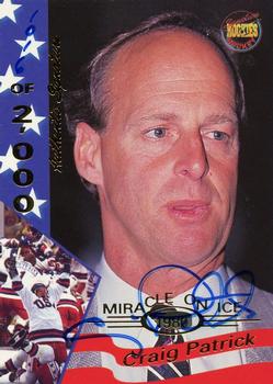1995 Signature Rookies Miracle on Ice - Signatures #43 Craig Patrick Front