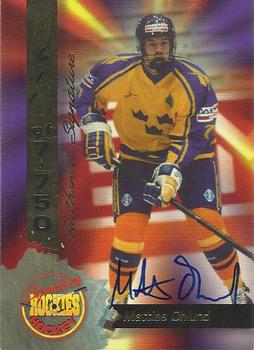 1994-95 Signature Rookies - Authentic Signatures #14 Mattias Ohlund  Front