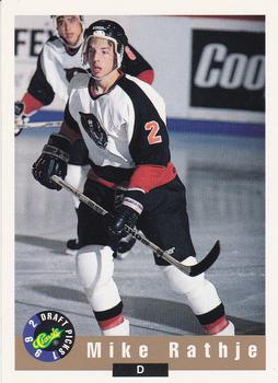 1992 Classic Draft Picks #3 Mike Rathje Front