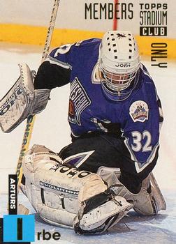 1994-95 Stadium Club Members Only 50 #17 Arturs Irbe Front