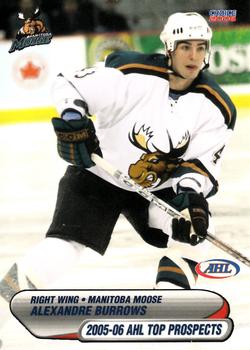 2005-06 Choice AHL Top Prospects #5 Alexandre Burrows Front