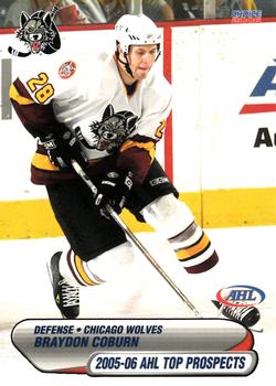 2005-06 Choice AHL Top Prospects #6 Braydon Coburn Front