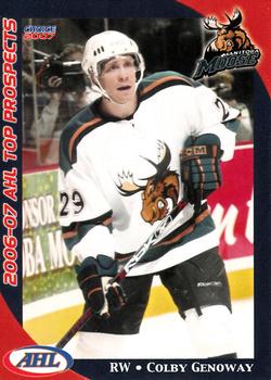 2006-07 Choice AHL Top Prospects #23 Colby Genoway Front