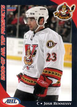 2006-07 Choice AHL Top Prospects #4 Josh Hennessy Front