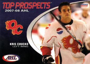 2007-08 Choice AHL Top Prospects #37 Kris Chucko Front