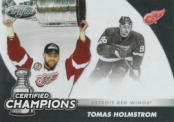 2011-12 Panini Certified - Champions #14 Tomas Holmstrom Front