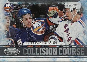2011-12 Panini Certified - Collision Course #8 Travis Hamonic Front