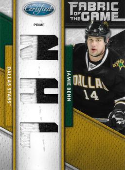 2011-12 Panini Certified - Fabric of the Game Jersey Number Prime #43 Jamie Benn Front