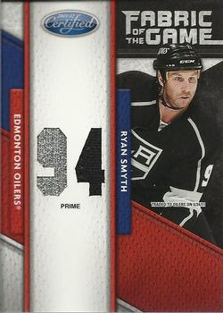 2011-12 Panini Certified - Fabric of the Game Jersey Number Prime #67 Ryan Smyth Front