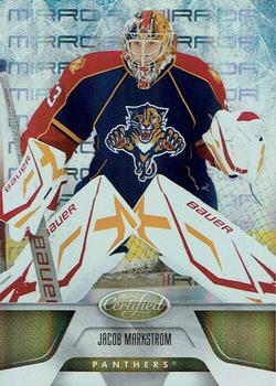 2011-12 Panini Certified - Mirror Gold #77 Jacob Markstrom Front