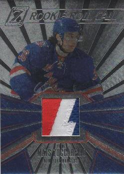 2010-11 Panini Zenith - Rookie Roll Call Jerseys Patches #11 Mats Zuccarello Front