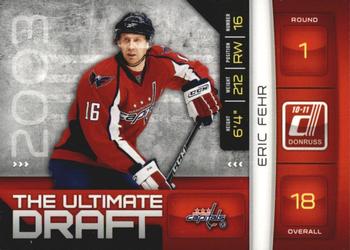 2010-11 Donruss - The Ultimate Draft #14 Eric Fehr Front