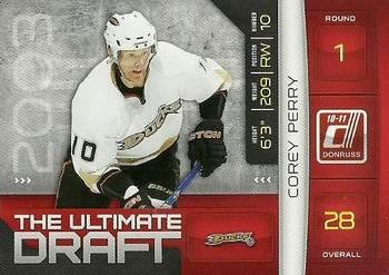 2010-11 Donruss - The Ultimate Draft #19 Corey Perry Front